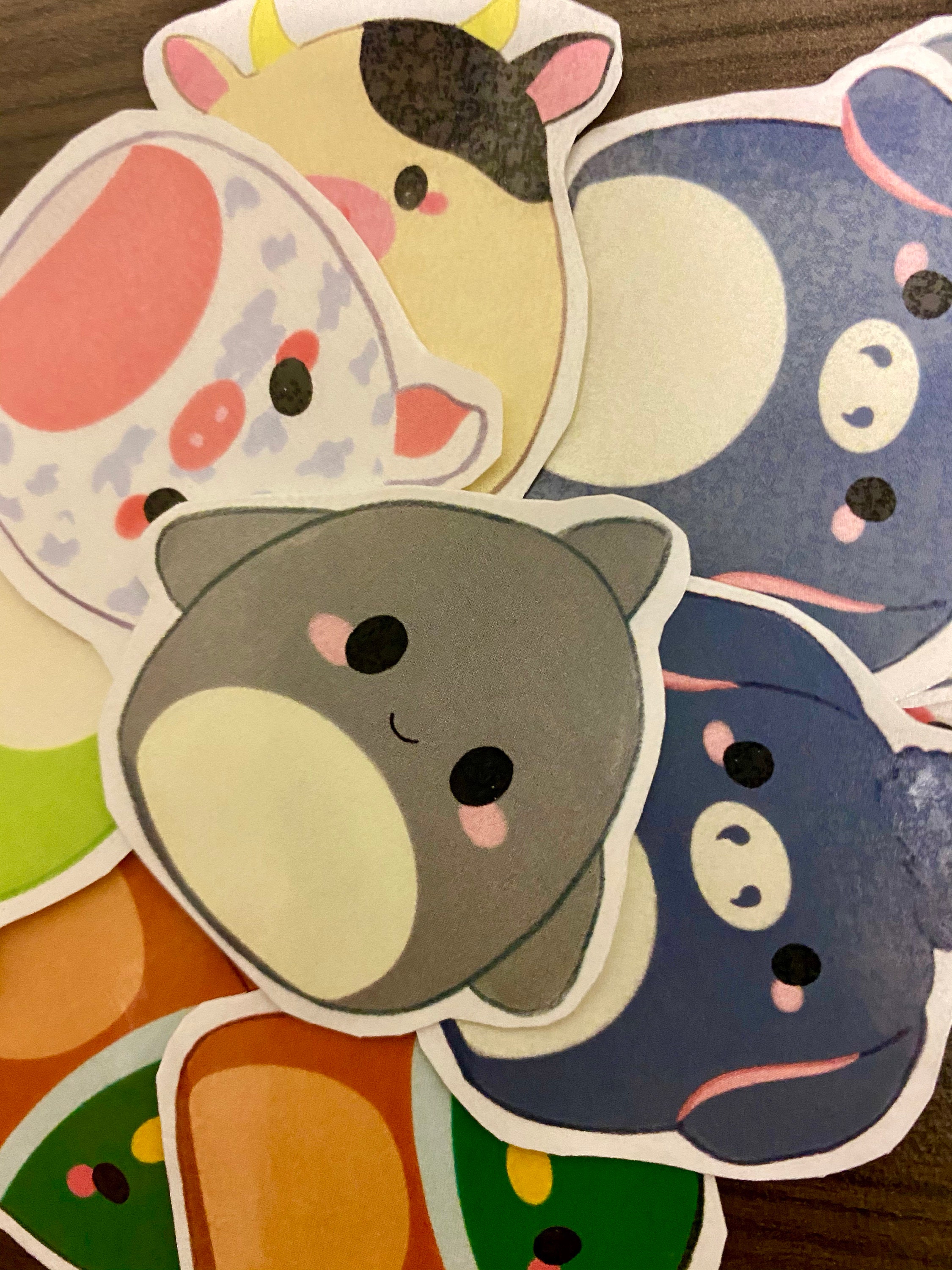 squishmallow stickers etsy
