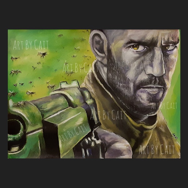 Jason Statham Painting Original