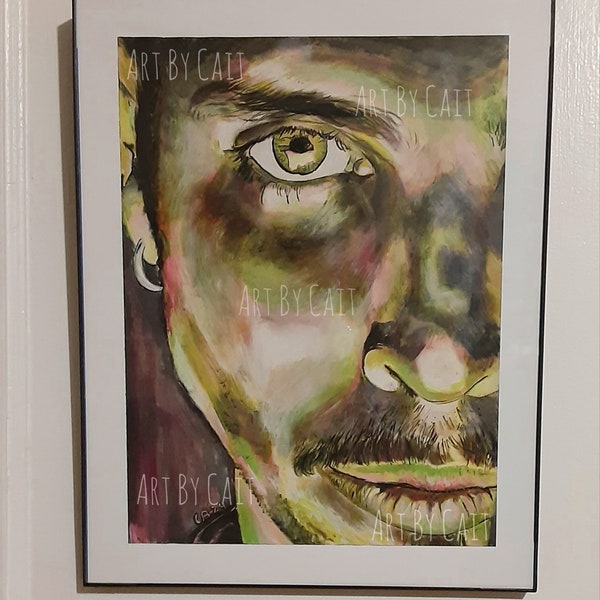 Chris Cornell Painting Original Framed