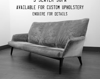 Available for Custom Upholstery | 1960's Parker knoll Gavotte 3 Seater Sofa | Choose your Fabric