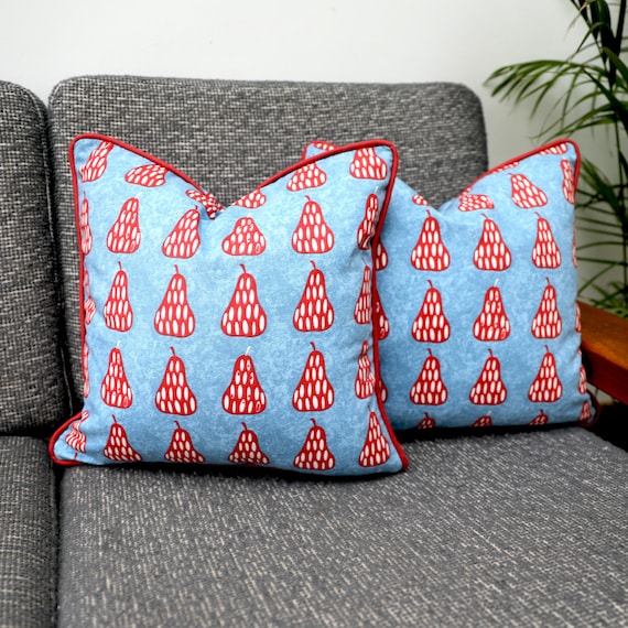 Red and teal throw pillows hotsell