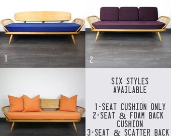 Velvet Replacement Cushions for Ercol 355 Daybed/ Studio Couch in