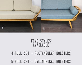 Bouclé Replacement Cushions for Ercol 355 Daybed/ Studio Couch in