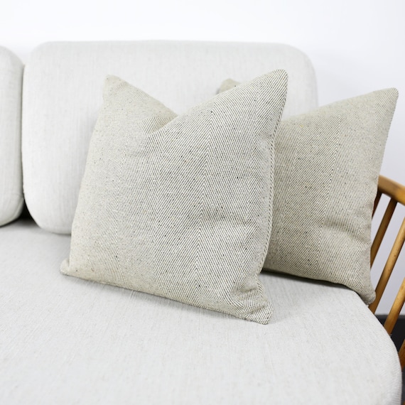 Natural fiber throw pillows cheap