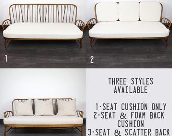 Bouclé Replacement Cushions for Ercol 766 Jubilee Seater Sofa in