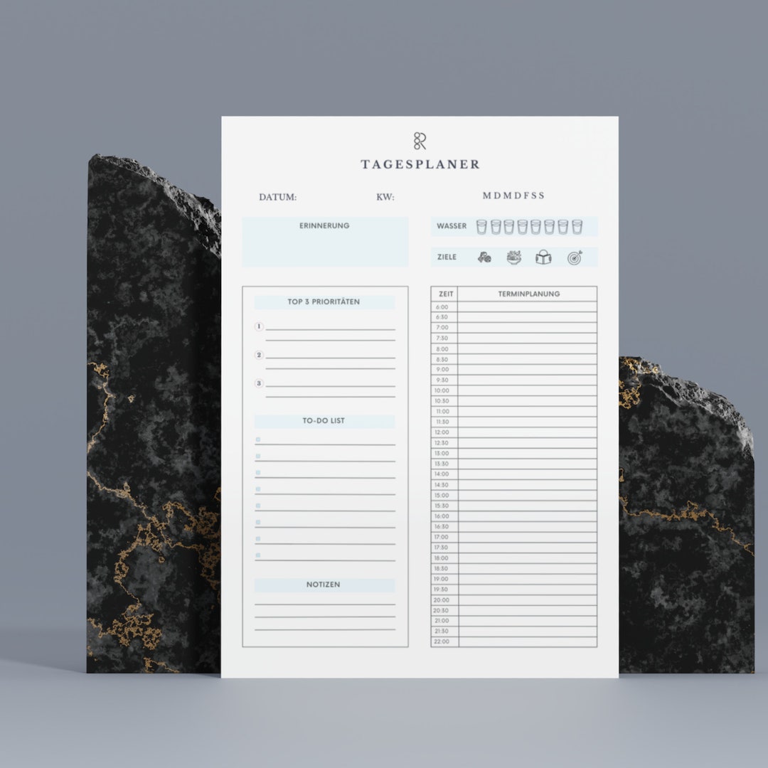 Daily Planner for More Structure and Organization in Everyday Life ...
