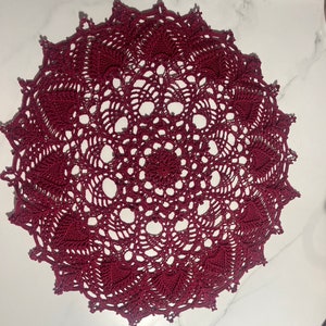 Exclusive Lace Doily ~ Vintage Elegantly Handmade Doily ~ Mandala Centerpiece Doily