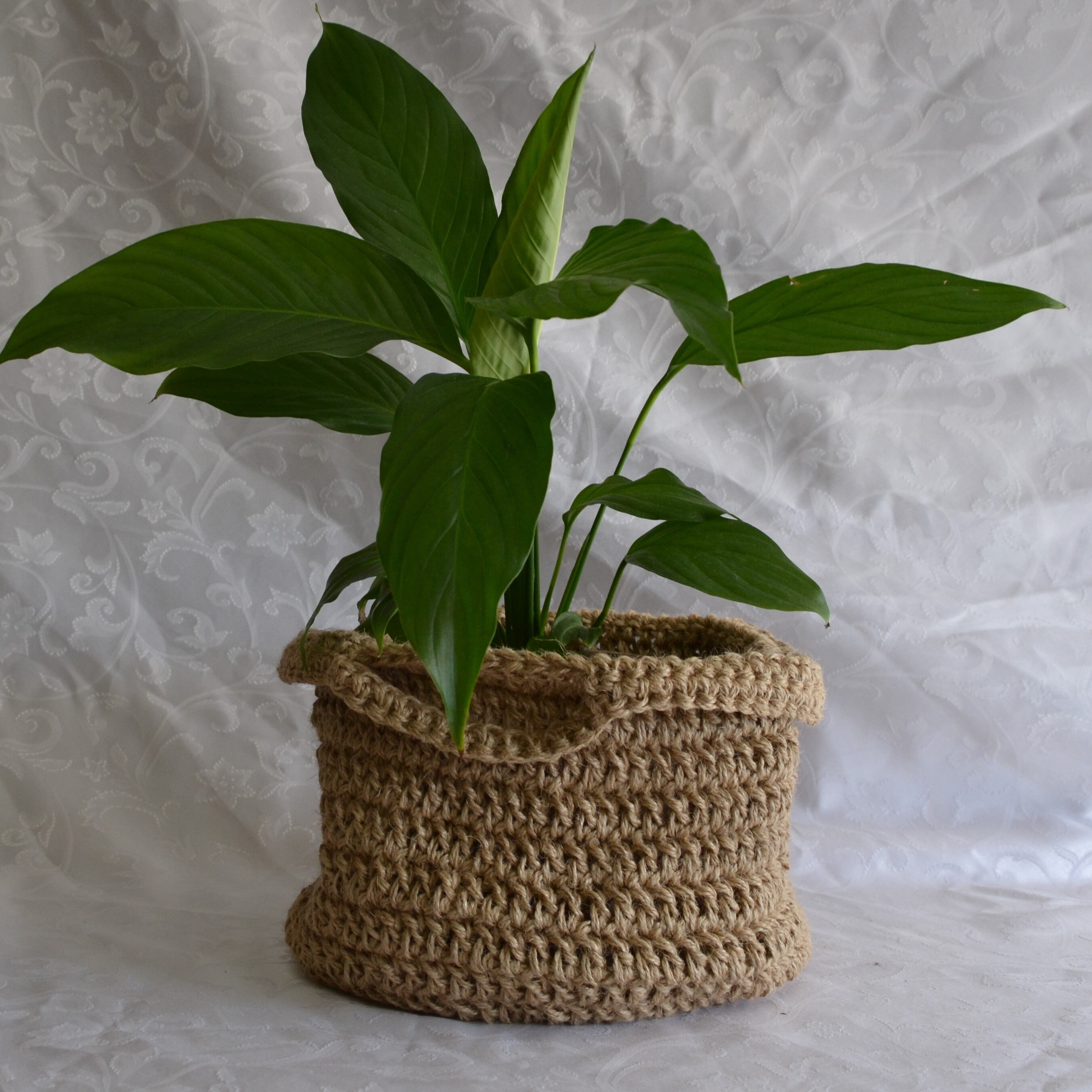 Jute pots Jute rope plant stand basket rope plant pot Jute Etsy