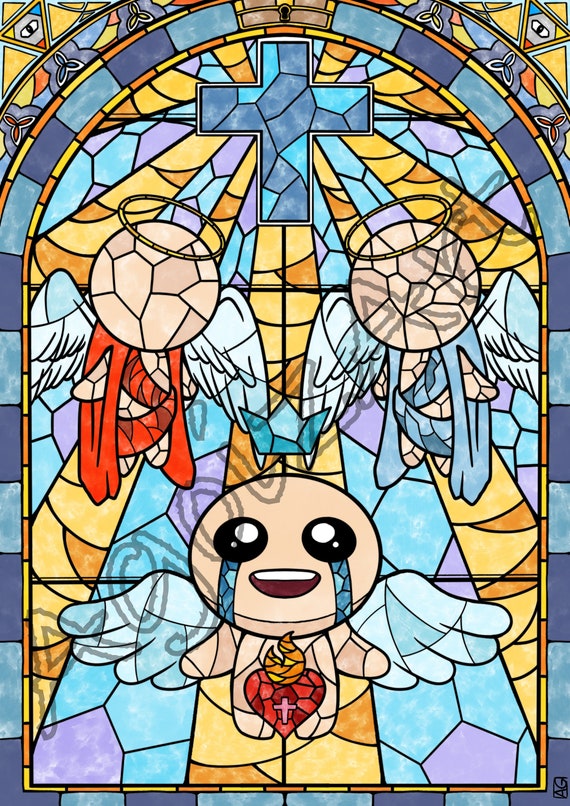 Digital Download Vidriera Isaac the Binding of Isaac - Etsy