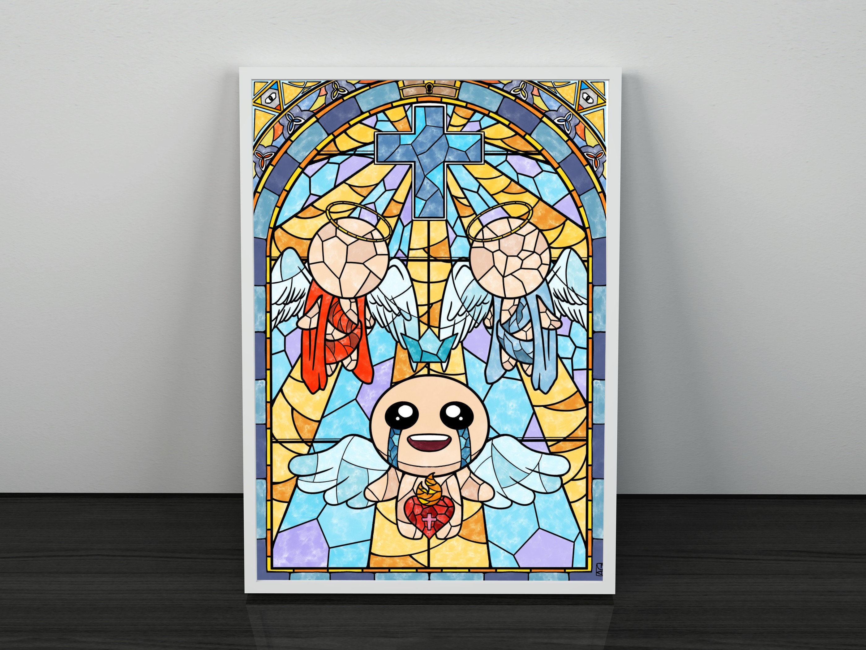 Lámina The Binding os Isaac Angel Isaac Poster Print Etsy