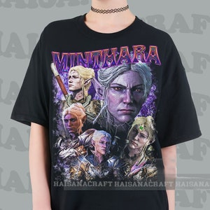 Minthara Baldurs Gate 3 Vintage T-Shirt, Gift For Women and Man Unisex T-Shirt , H003
