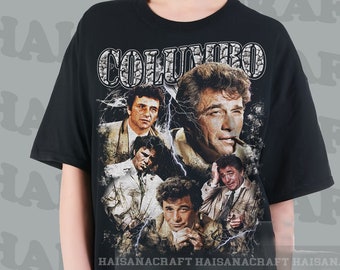 Columbo Shirt, Shirt Retro 70s 80s 90s , Retro TV Series Shirt, Vintage Shirt Unisex, Columbo Shirt Gift T Shirt , Peter Falk H009