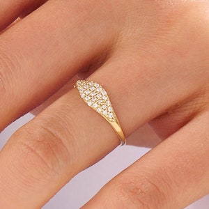 Diamond pinky band on sale
