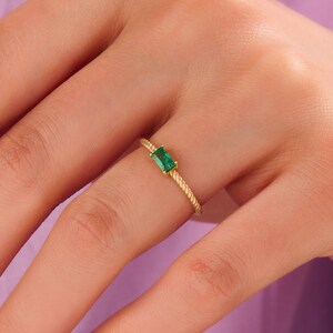 Baguette Emerald Etsy UK