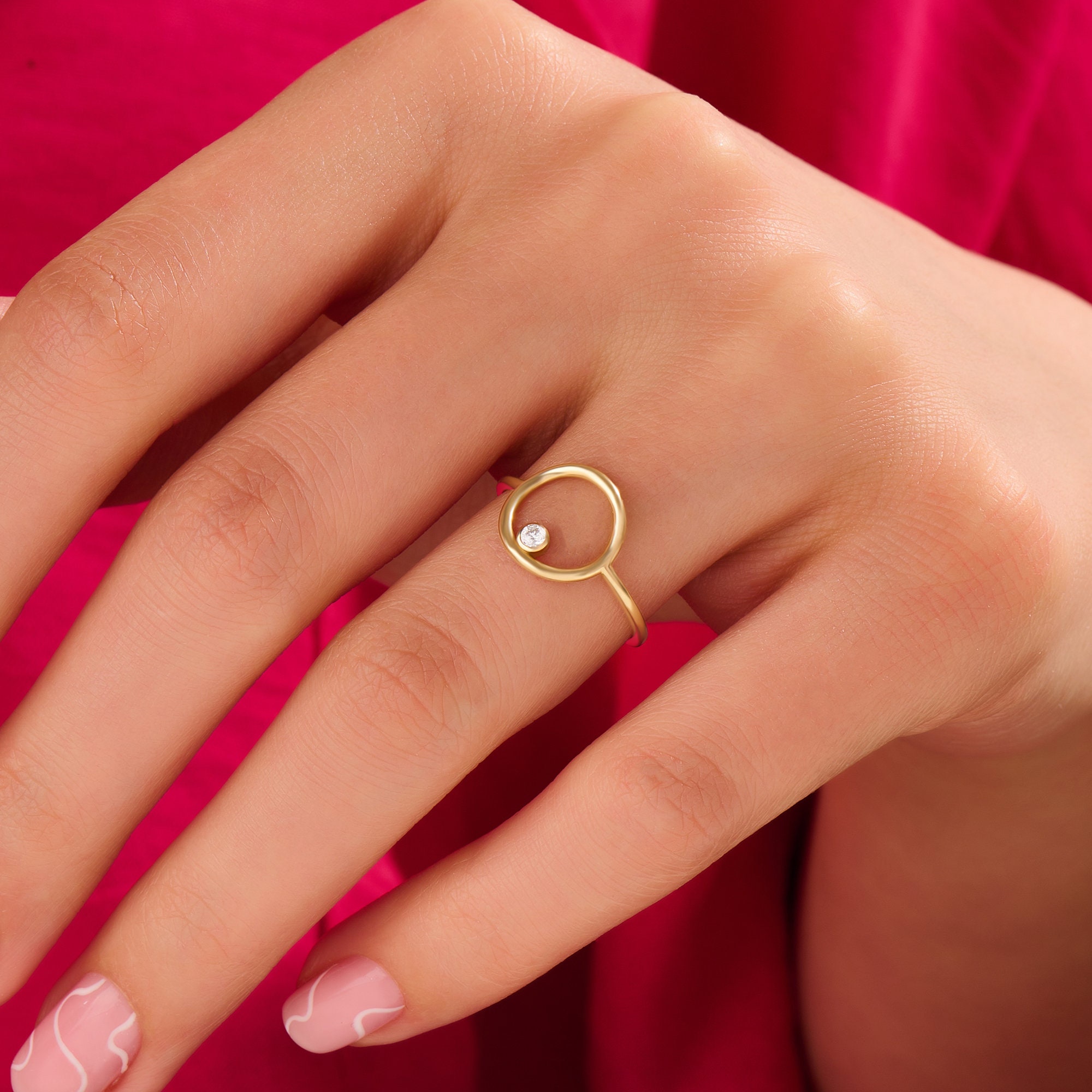 White Diamond Accent 14k Yellow Gold Over Bronze Wide Band Leaf Design Ring  - BRD370 | JTV.com