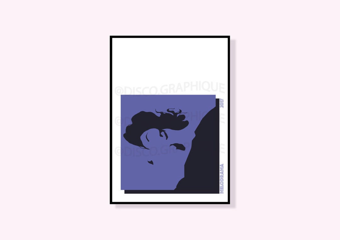 Lorde Melodrama Album Cover Print Wall Art Digital Download Music Home ...