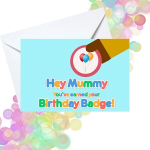 Hey Duggee inspiré maman carte d’anniversaire