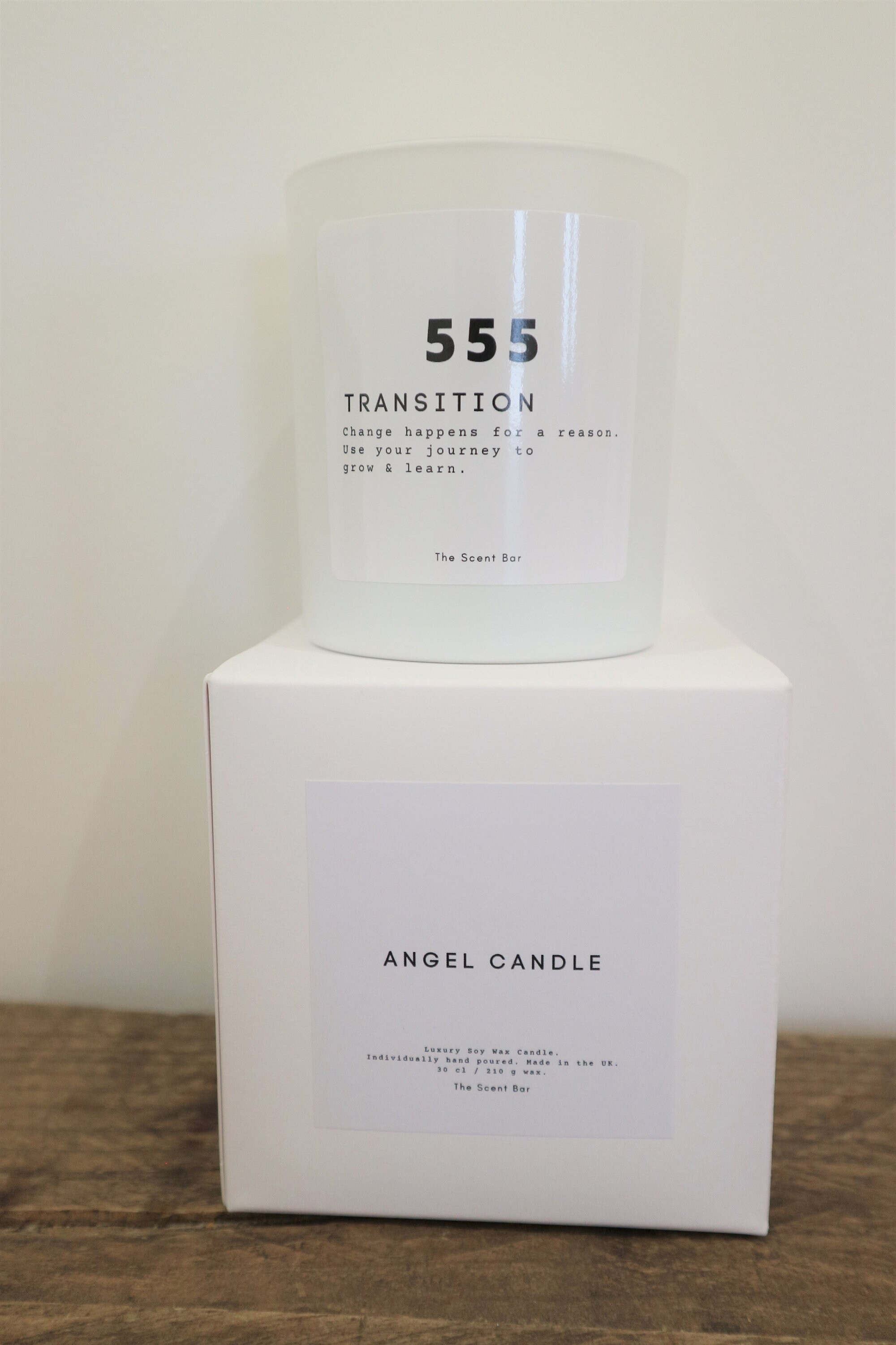 555 Luxury Soy Wax ANGEL NUMBER Candle 30 cl Etsy