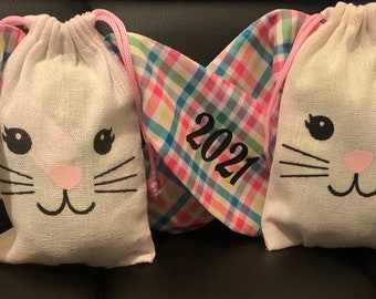 Personalized Easter Bunny Treat Bags