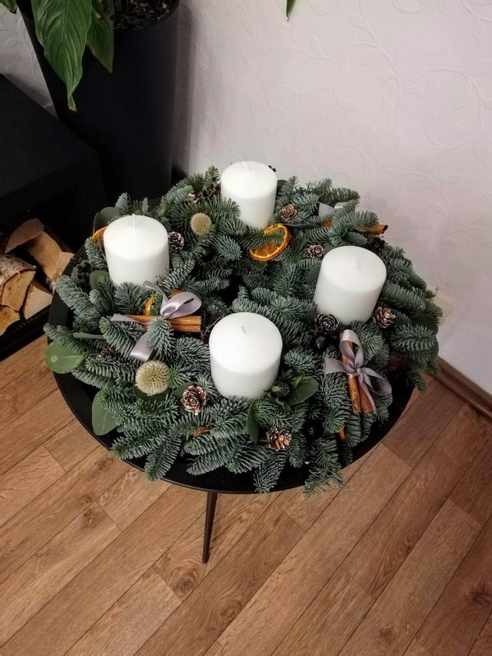 Traditional German Advent Wreath Count Sundays before Christmas