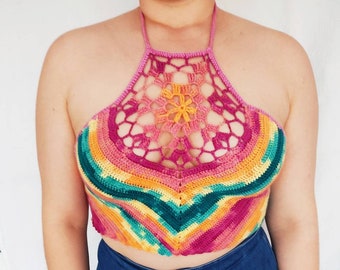 colourful bralette