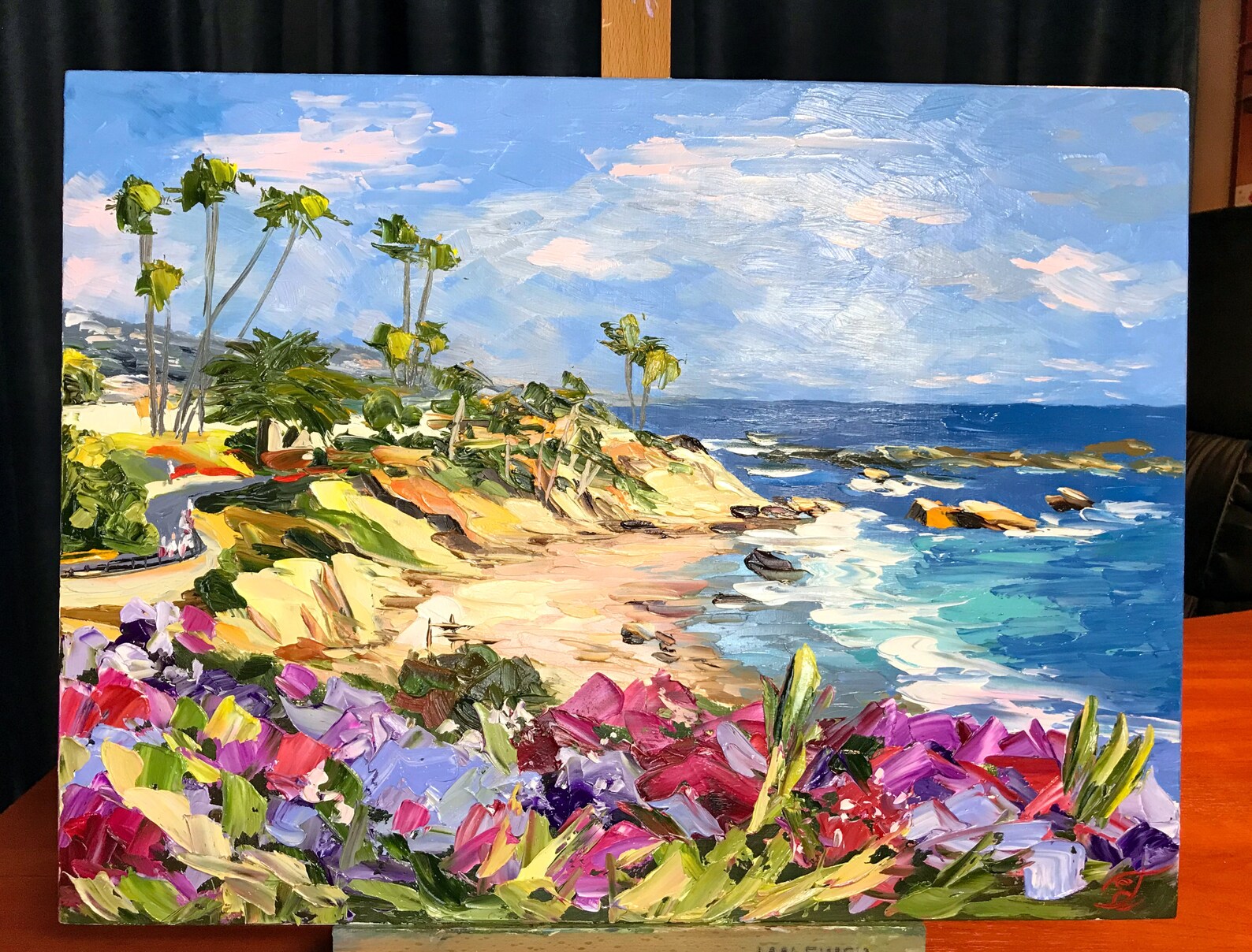 Laguna Beach Painting Seascape Original Art California Wall Etsy