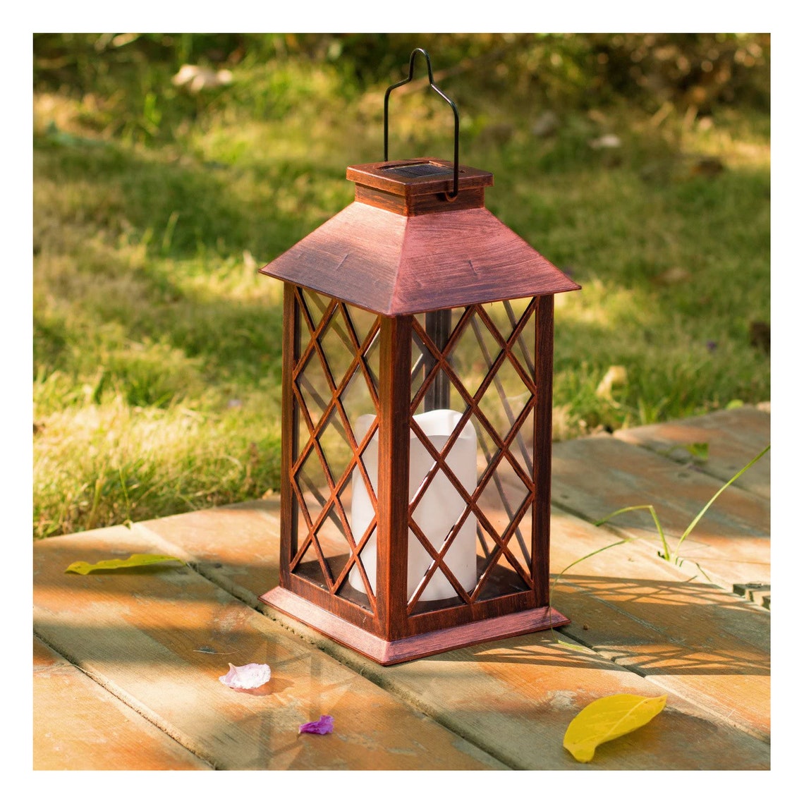 Solar Powered Lantern Light Lighting Lights Hanging Stars Star Etsy