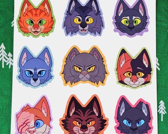 STICKER SHEET Battle Cats - Into the Wild Characters