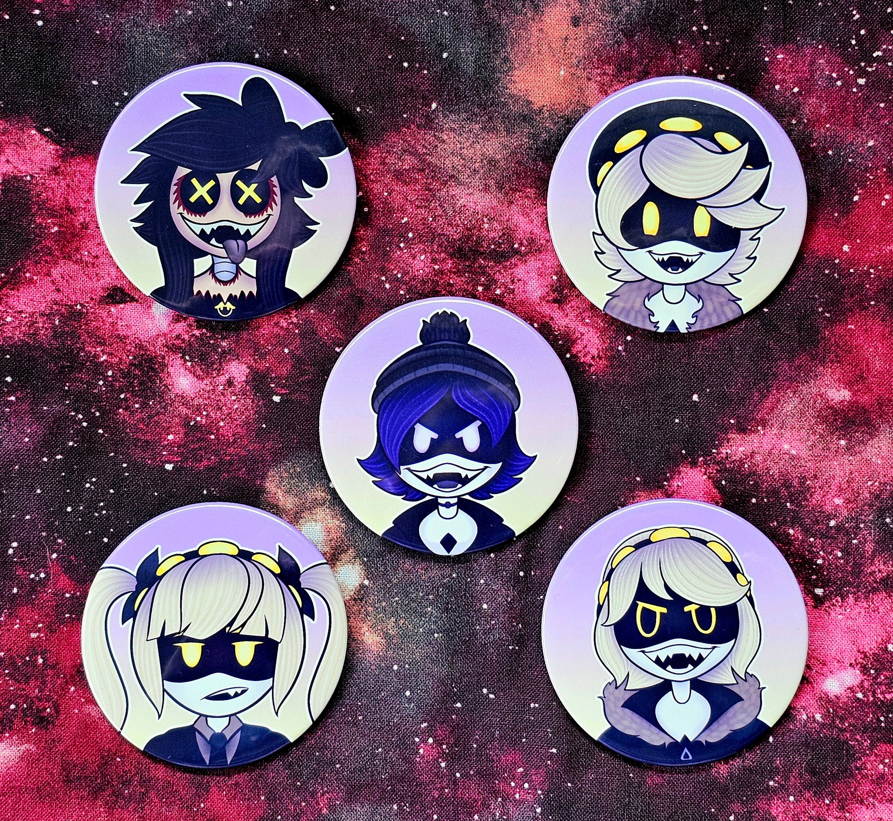 Murder Drones 3in Buttons