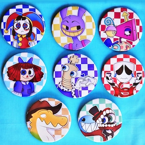 The Amazing Digital Circus- 3in Buttons