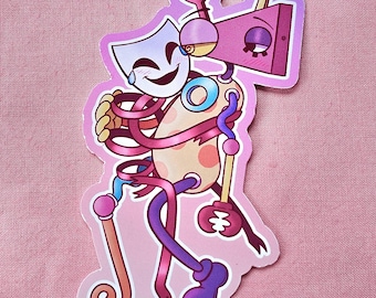 Zooble&Gangle 4in Sticker - Abstragedy