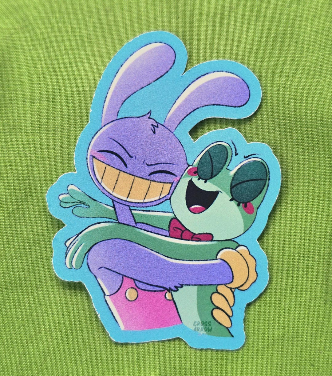 Jax and Ribbit 3in Sticker - Etsy