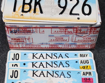 Bulk Lot 100 License Plates For Sale