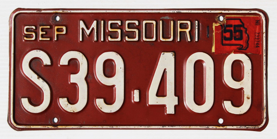 Vintage License Plates - Etsy