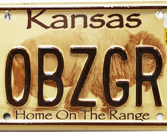 Kansas Vanity License Plates
