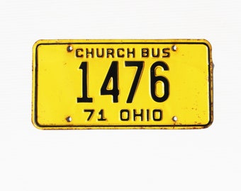 Lot De 10 Plaques D'immatriculation Anciennes Indiana (USA) - Années 1951 à 1983 - Occasion Rouillées
