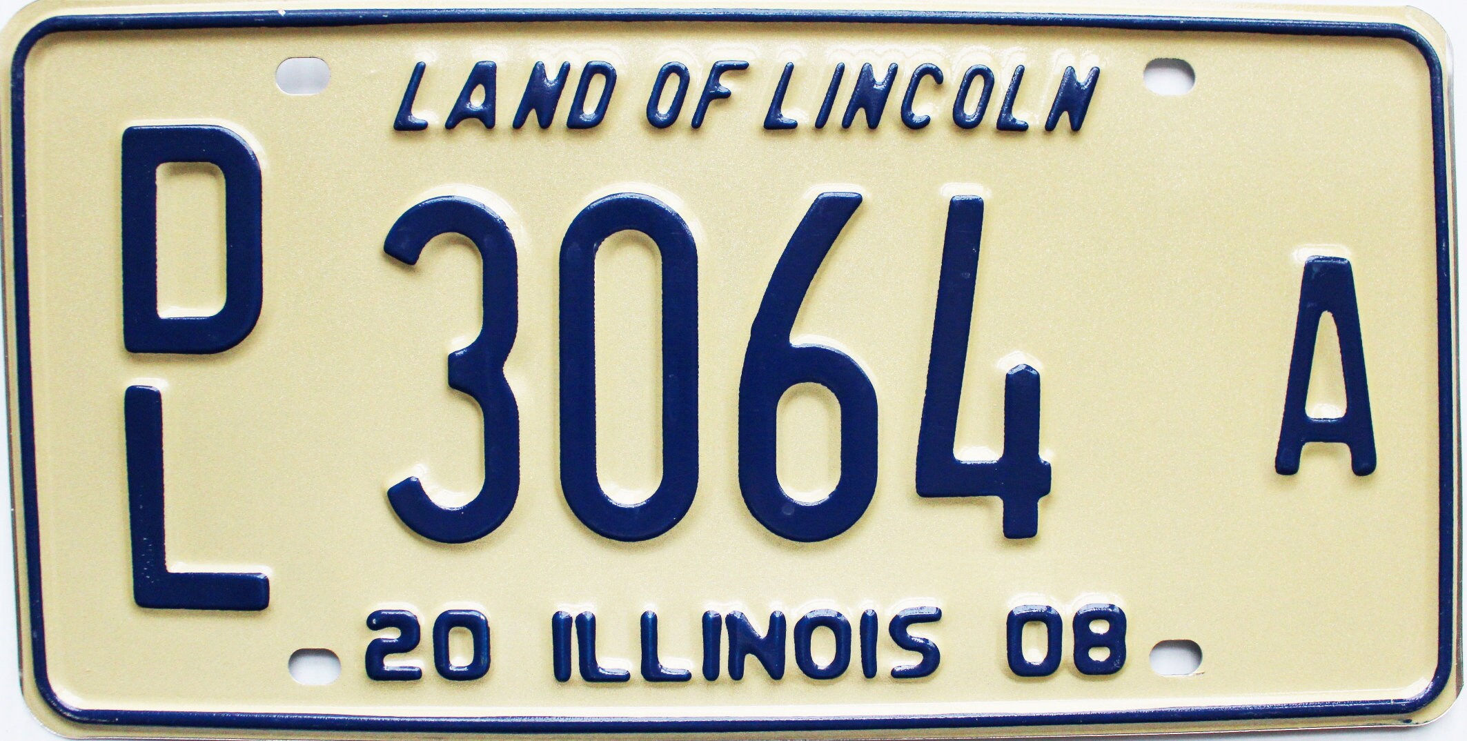 2008 Illinois Dealer license plate 3064A Etsy