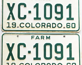 Colorado Farm License Plates