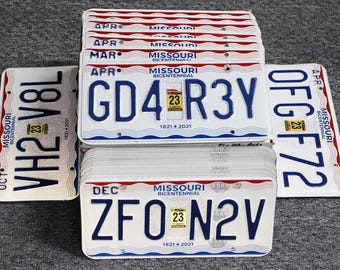 Missouri Bulk License Plates, 2023