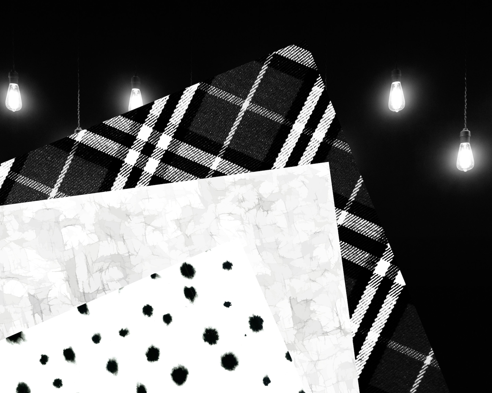 Digital Black and White Wallpaper Scrapbook Paper Digital | Etsy