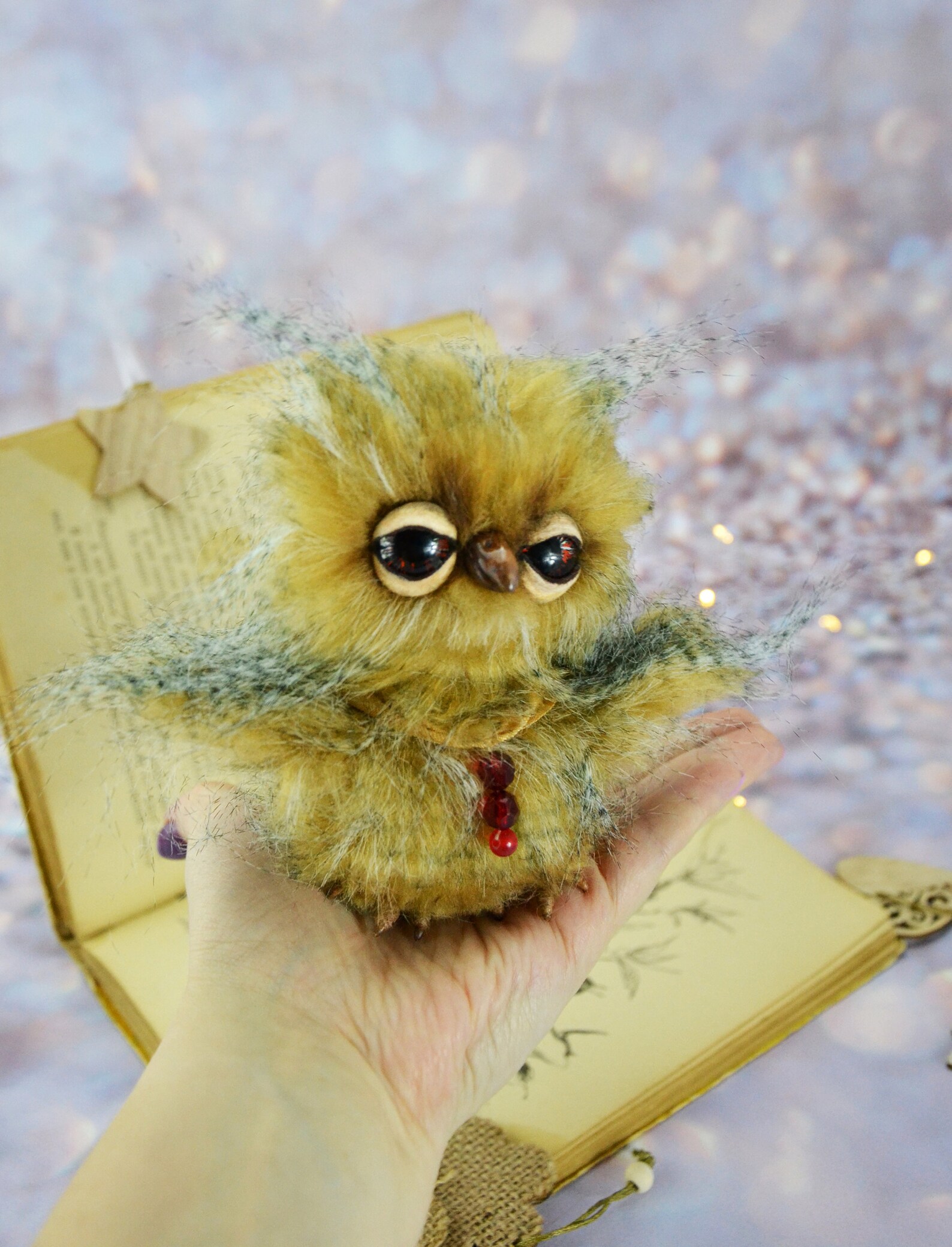 Owl funny owl northern owl teddy owl artist teddy plush Etsy