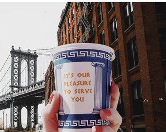 New York Paper Cups - Etsy