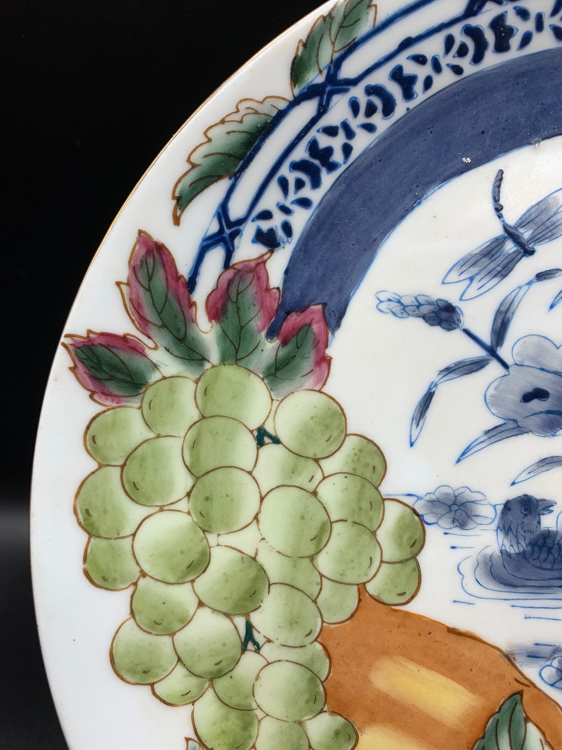 Vintage Decorative Oriental Accent Plate made in China with Etsy