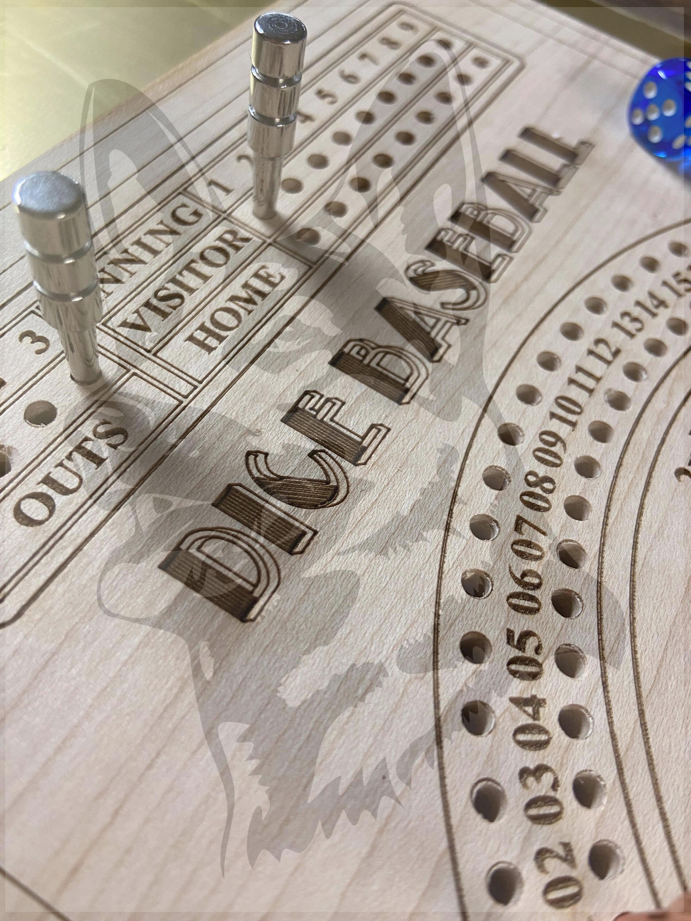 Dice Baseball Game & Rules Sheet DIGITAL FILE ONLY Etsy Canada