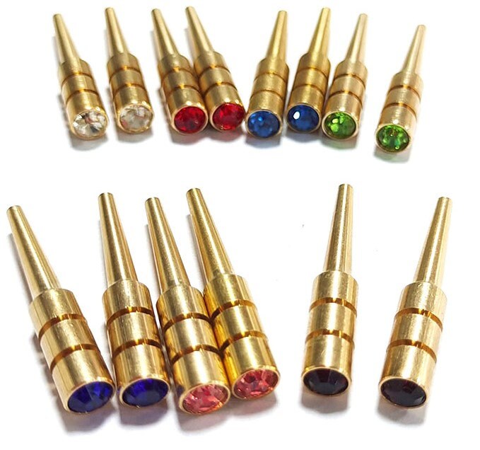 1/8'' Premium Metal Cribbage Pegs With Jewel / Etsy