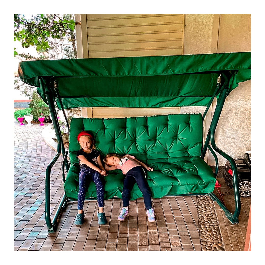 Soft Cushion for Porch Swing With Backrest Soft Outdoor Garden Pillow