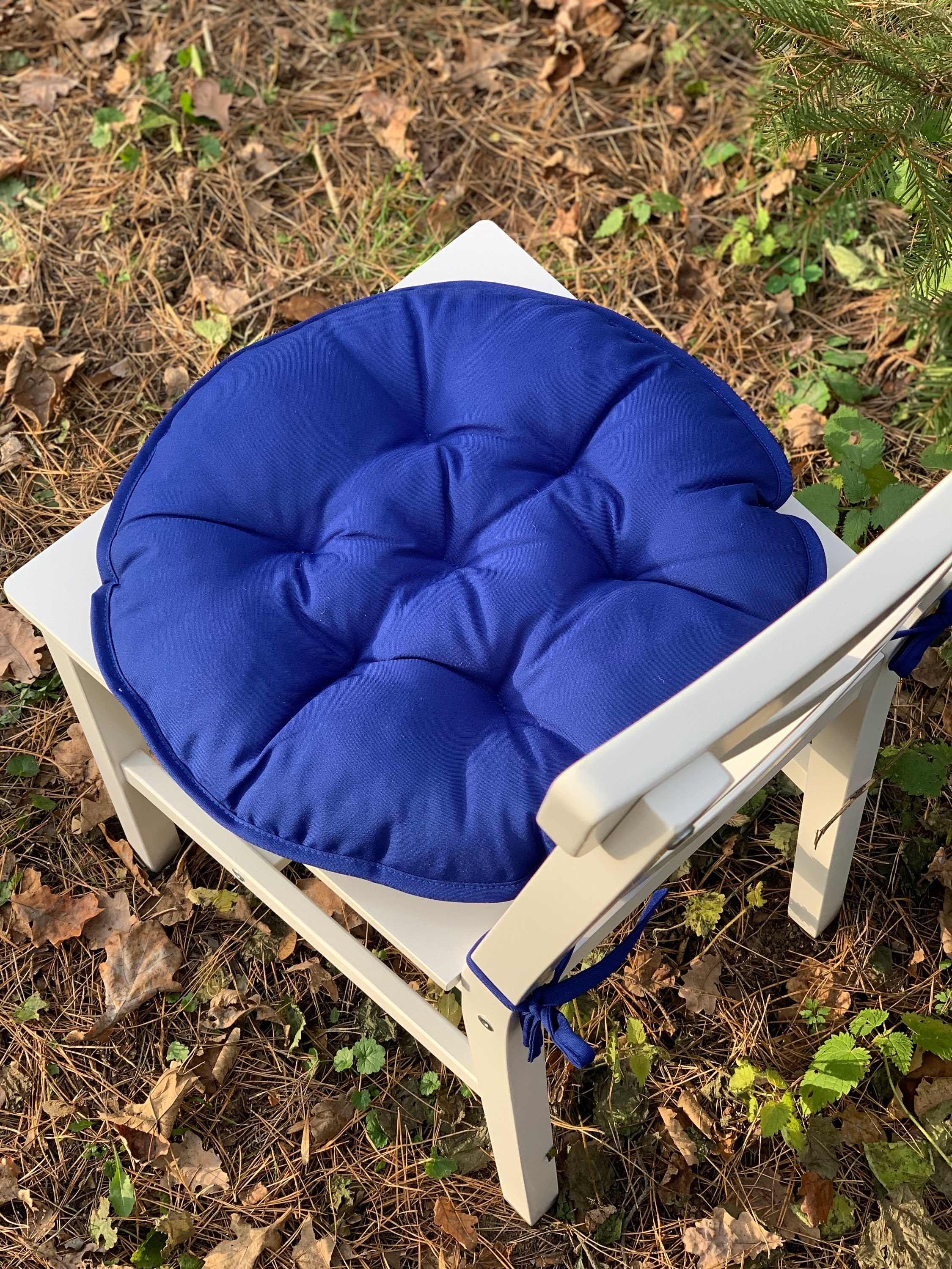 TOP Sales/ Chair Pads With Ties/ Bistro Cushions/ Round Chair Etsy