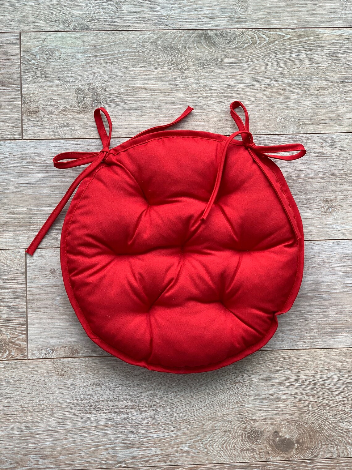 Chair Cushions With Ties/ Round Chair Seat Cushion/chair Pad - Etsy