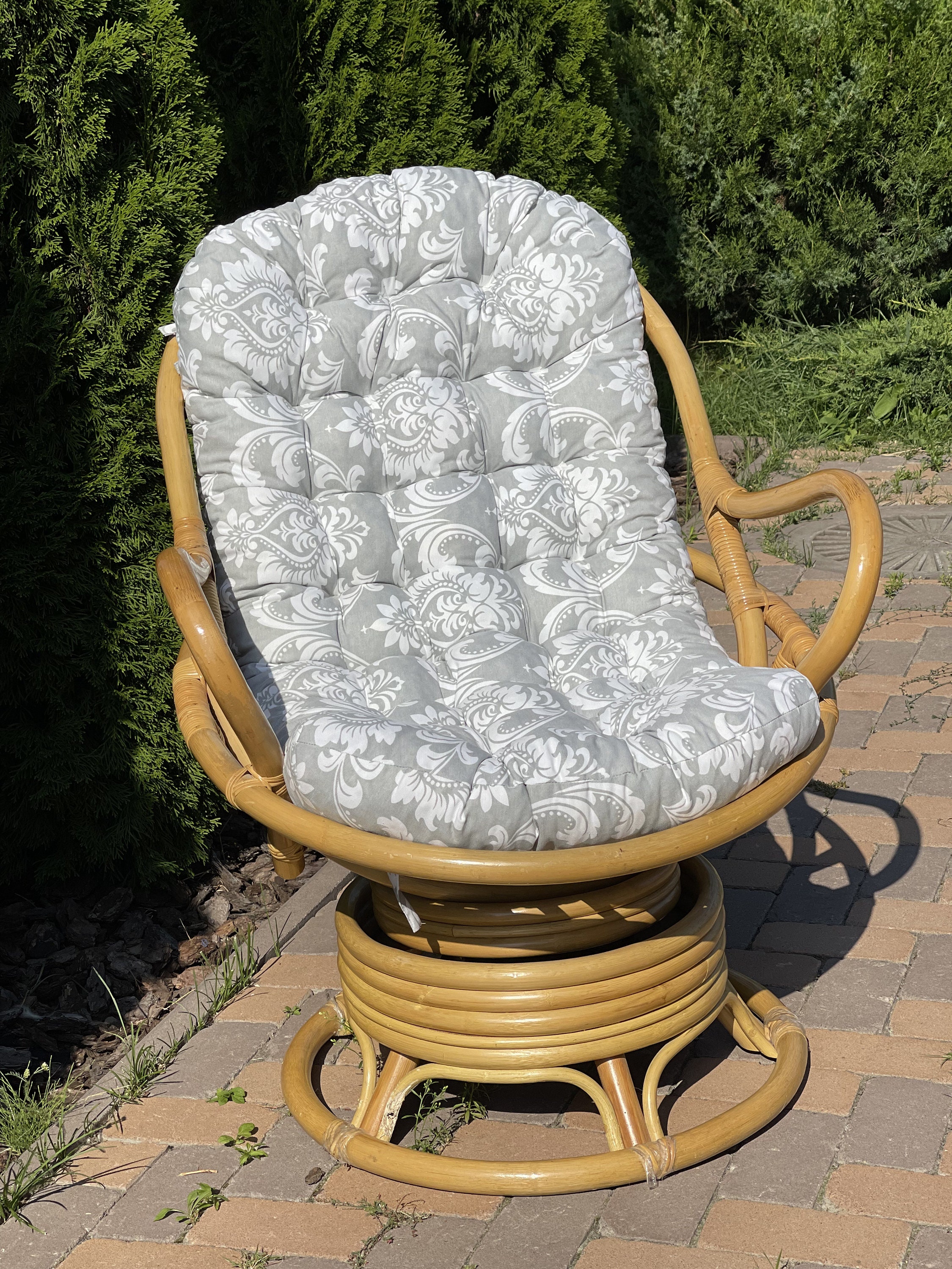 New Long Cushion Recliner Rocking Chair Cushion Thick Seat Cushion Rattan  Chair Sofa Cushion Garden Chair Cushion Tatami Mat