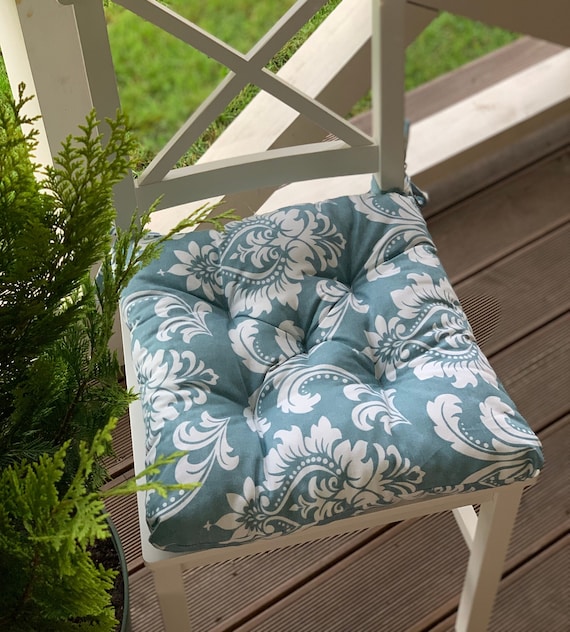 Quilted Chair Cushions / Seat Cushions With Monograms / Chair - Etsy